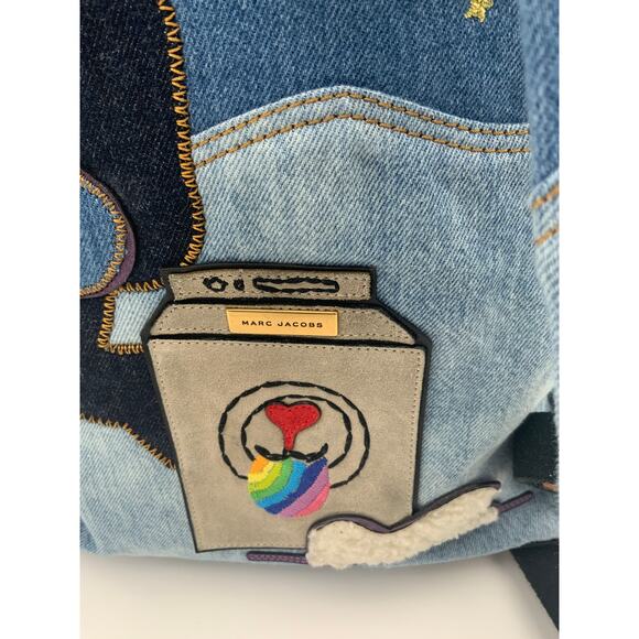 Marc Jacobs denim "Julie biker" backpack - Picture 11 of 14